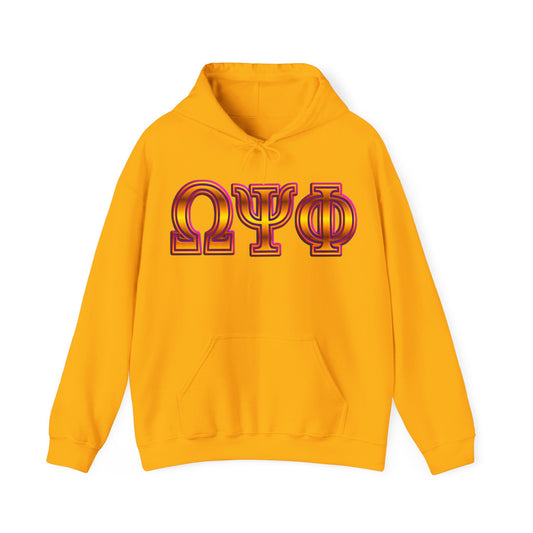 Omega Psi Phi Greek Letter Hoodie – Fraternity Hoodie