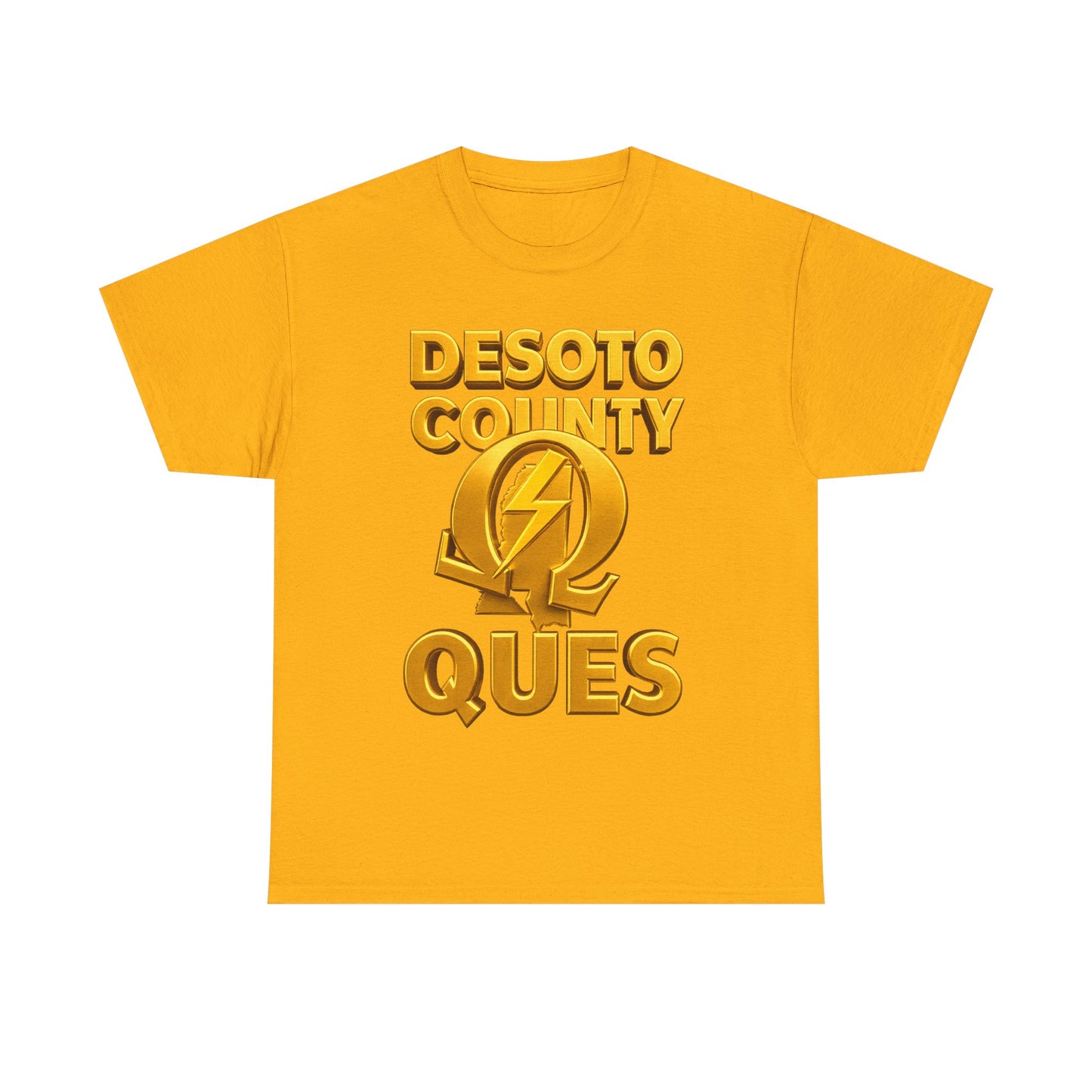 Desoto County Ques Unisex Heavy Cotton Tee