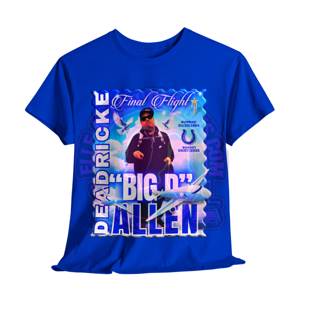 “BIG D” Final Flight Tribute Unisex Heavy Cotton Tee