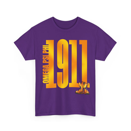 Vibrant Statement Tee - Omega Psi Phi 1911