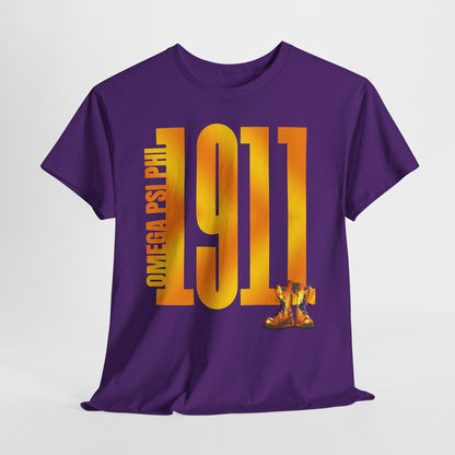 Vibrant Statement Tee - Omega Psi Phi 1911